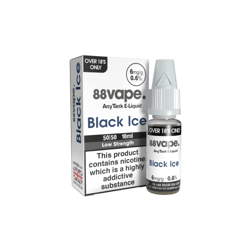 88VAPE - 10ML BLACK ICE E LIQUID - Super E-cig