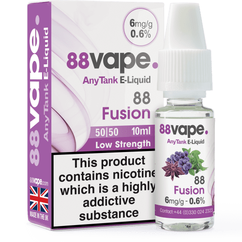 88vape 10ml fusion e liquid 101744