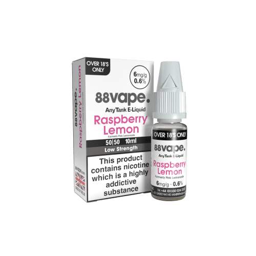 88VAPE - 10ML RASPBERRY LEMON E LIQUID - Super E-cig