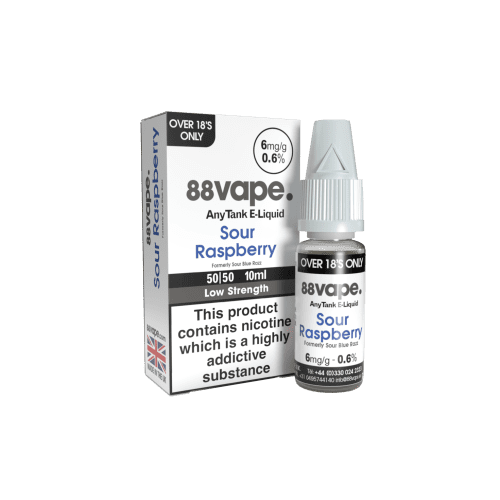 88VAPE - 10ML SOUR RASPBERRY E LIQUID - Super E-cig