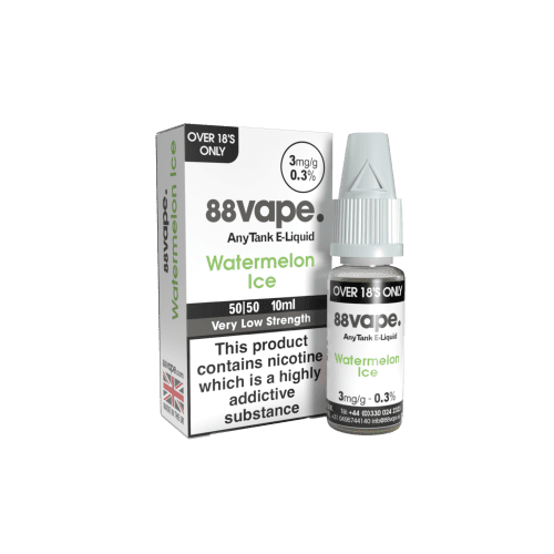 88VAPE - 10ML WATERMELON ICE E LIQUID - Super E-cig