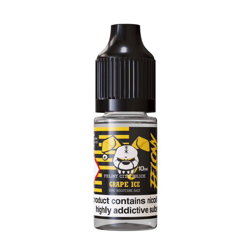 el science 10ml felony grape ice nic salt e liquid 992990