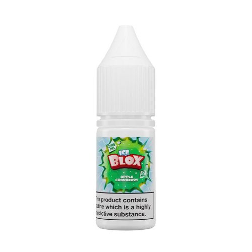 ICE BLOX - 10ML APPLE CRANBERRY NIC SALT E LIQUID - Super E-cig