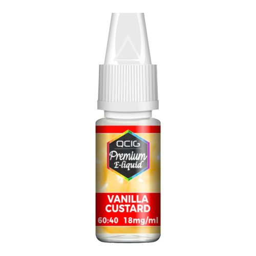 qcig 10ml vanilla custard e liquid 539677