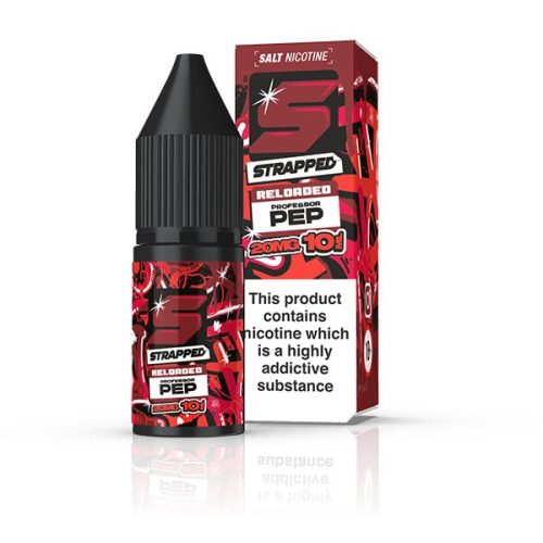 STRAPPED RELOADED PROFESSOR PEP 10ML NIC SALT E - LIQUID - Super E - cig